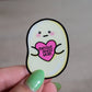 Invisible illness bean sticker- 5cm gloss sticker- chronic illness awareness- lupus/endometriosis/IBD/IBS/IC/Mental illness