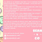 adenomyosis bean sticker- 5cm gloss sticker- chronic illness awareness